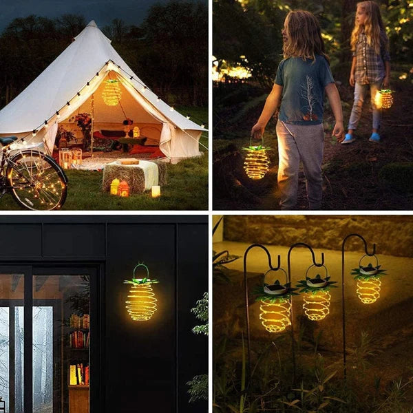 Ananas Solar Lampe